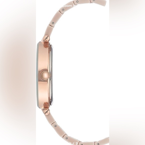 Anne Klein Cream and Gold Accent Watch - Picture 3 of 3